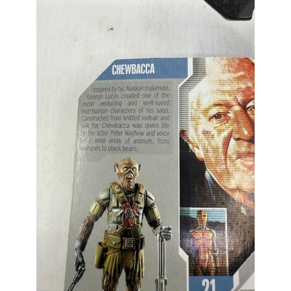 NEW Hasbro Star Wars 30th Anniversary Mcquarrie Concept Chewbacca Action Figure - Picture 6 of 7